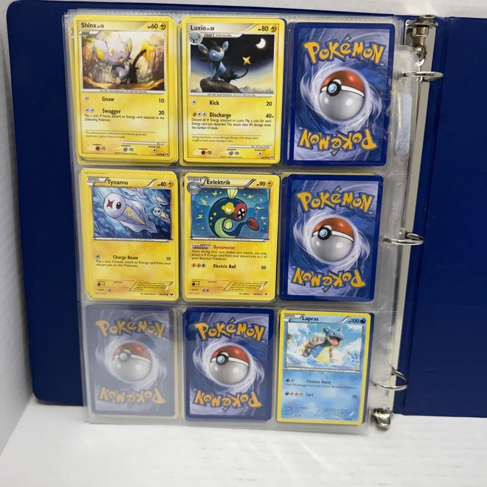 Pokemon Binder Lot Collection Of 185 Cards Illustration Rares Full Arts, Basics